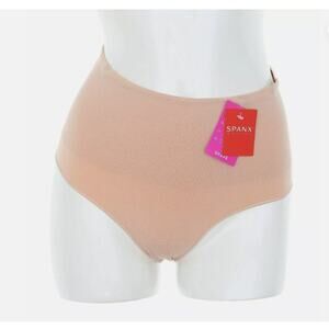 Spanx Women's Oncore High Waisted Soft Brief Rosy Pink Large SS0715
